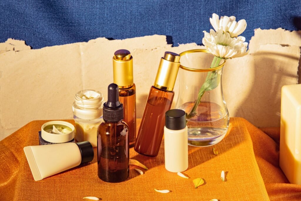 Solutions for skin care with acids