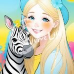 01-zebra-the-little-girl-animal-friends