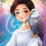 eagle-the-little-girl-animal-friends