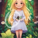 snail-the-little-girl-animal-friends